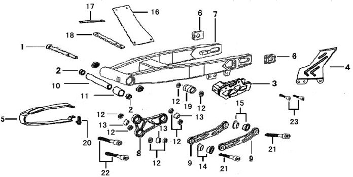 Protector Compensador Pitsterpro XTR 250 LC 2009-11