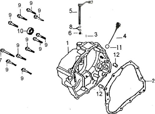 Tapa Clutch Pitsterpro XTR 250 LC 2009-11