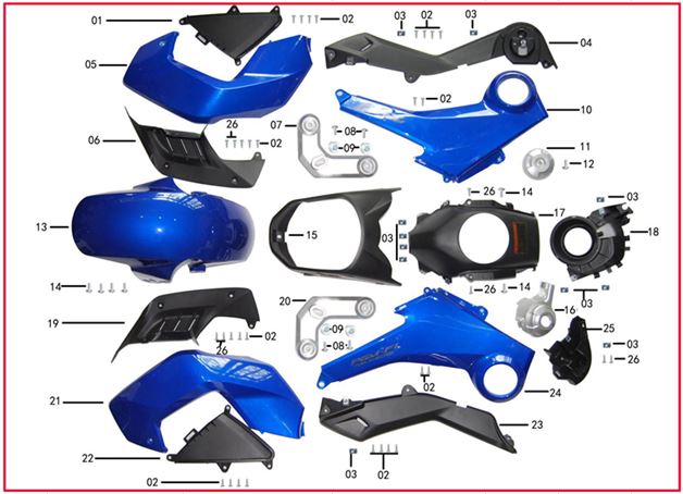 Tapa Eje Estersio Pitsterpro XTR 250 AC / Kayo T4 2013-19