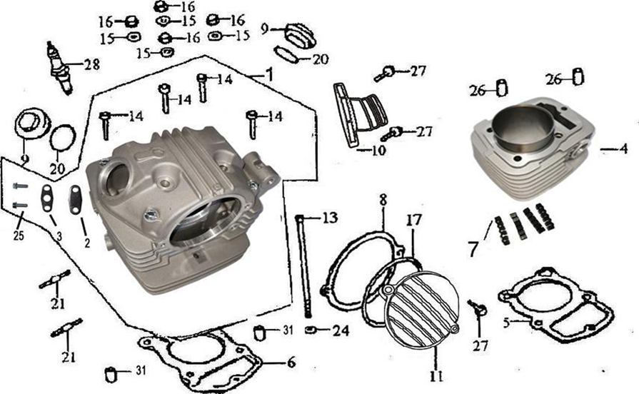 Tapa Valvula Resorte Kawasaki KX KLX KSF KX450 KX250 KX125 KX100 1998-2015 92152-1139