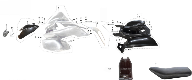 Asiento para Kayo A150 