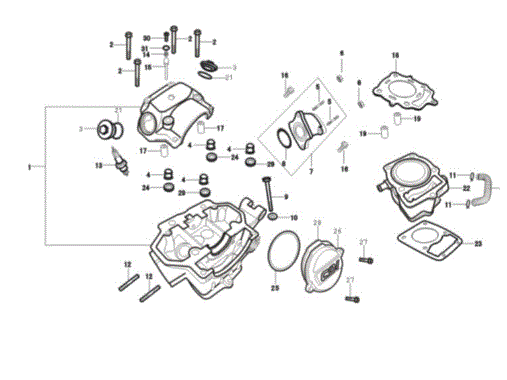 Empaque Motor Set Pitsterpro XTR250 LC 2009-11, ver opciones por Menú y precios