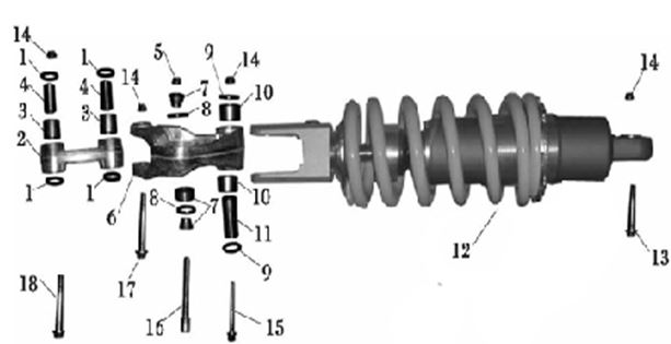 Espaciador Muñeco Compensador Pitsterpro LXT 400 / Formula XY 400