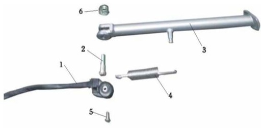 [XY00285-B2/C7-400] Resorte Patilla Estacionar Pitsterpro LXT 400 / Formula XY 400