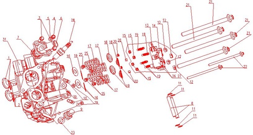 [XY00835-B2/D11-400] Resorte Valvula Pitsterpro LXT 400 / Formula XY 400