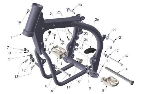 [TCMU0044-BC/C4] Deslizador Cadena Inferior Cadena Cobra CX 50 SR / FWE / 65 2022