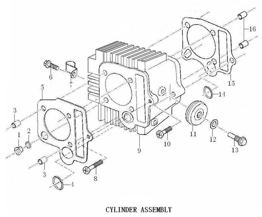 [PB00205-B1/9] Cilindro Pitsterpro MX 110 / Kayo TSD 110
