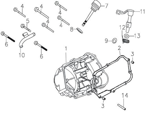 [CM00996-B1/28] Eje Leva Clutch Pitsterpro / Kayo 150 – 160cc