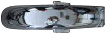 [CM01728-B2-CG150] Guardabarro Trasero Loncin CG 150