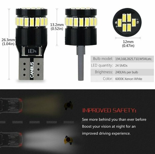 [CM01618-OF/P-G] Luz Placa / Retroceso LED