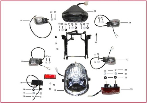 [ST01839-B2/D10] Luz Placa Pitsterpro STR