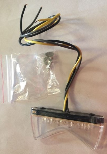 [CM02037-OF/X4-G] Luz Stop LED + Placa Pitsterpro LXR 250 / Kayo K6